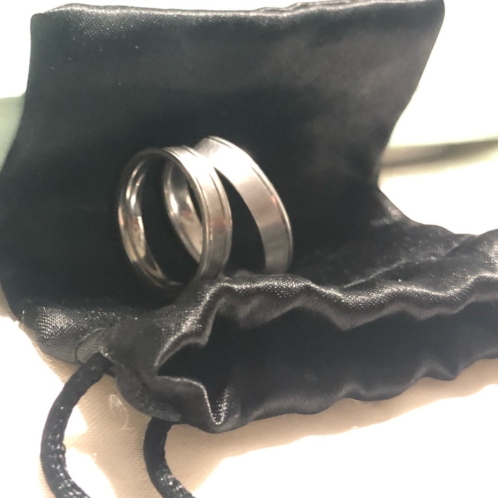 🛑CLEARANCE‼️ Breuning Sterling Silver 5mm width beveled striped band - Picture 8 of 16
